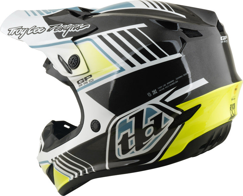 Troy Lee Designs Gp Pro Mips Kinder Motocrosshelm Segment Grau