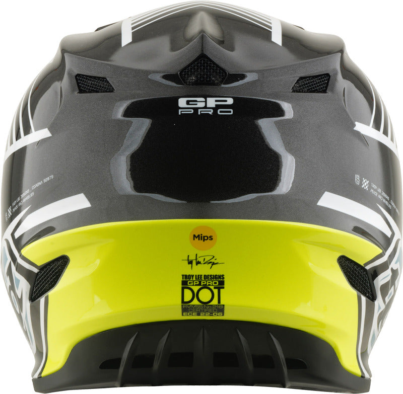 Troy Lee Designs Gp Pro Mips Kinder Motocrosshelm Segment Grau