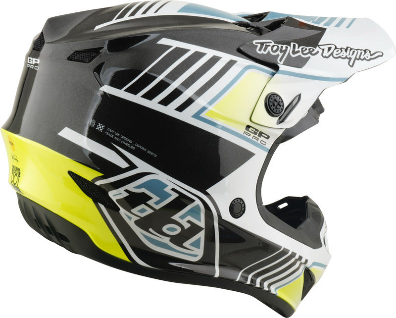 Troy Lee Designs Gp Pro Mips Kinder Motocrosshelm Segment Grau