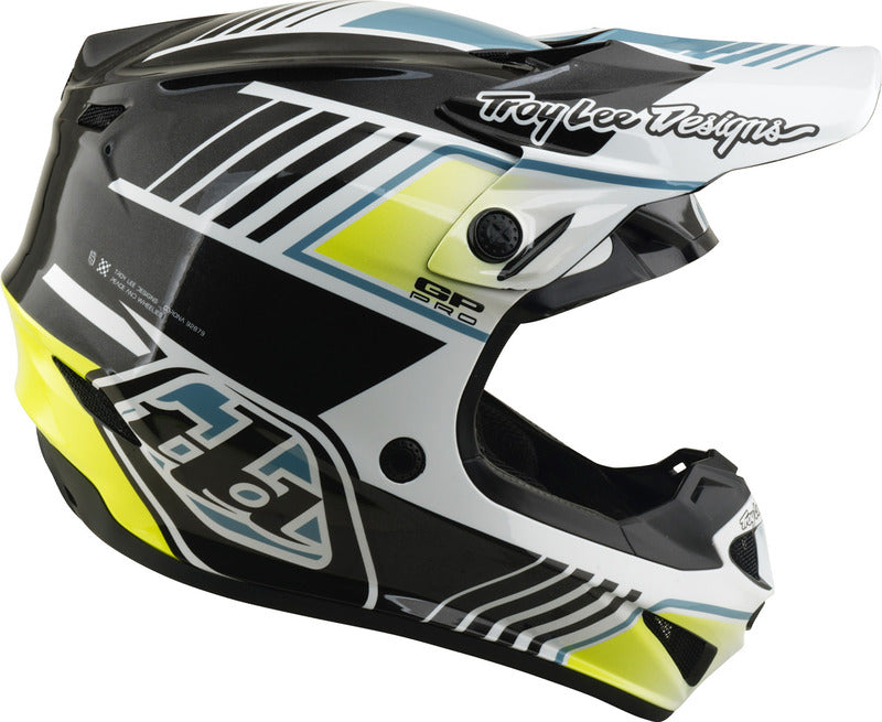 Troy Lee Designs Gp Pro Mips Kinder Motocrosshelm Segment Grau