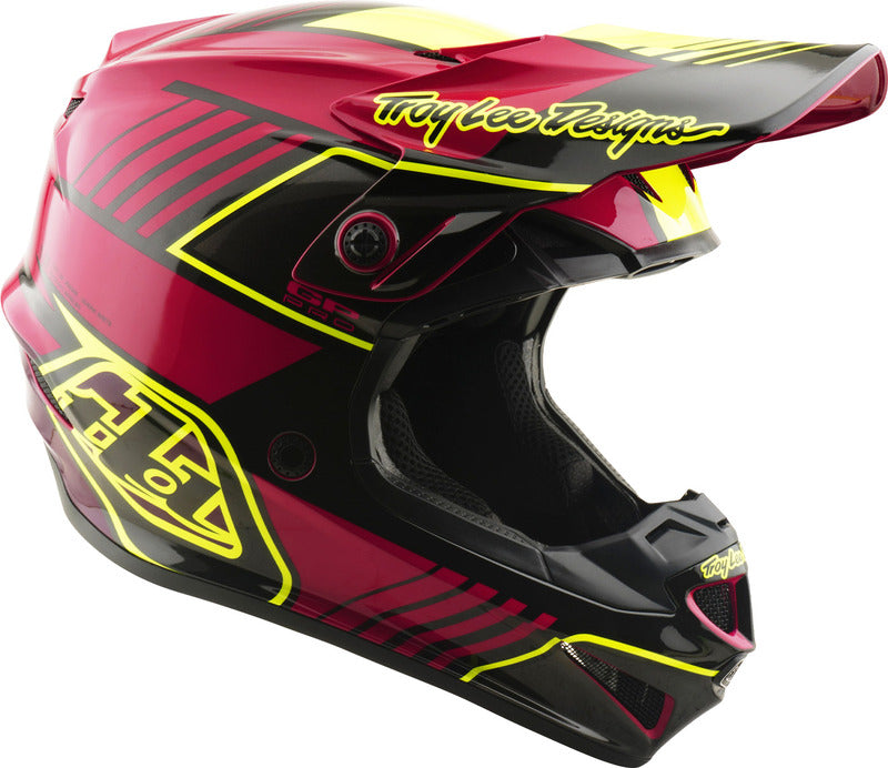 Troy Lee Designs Gp Pro Mips Kinder Motocrosshelm Segment Fuchsia