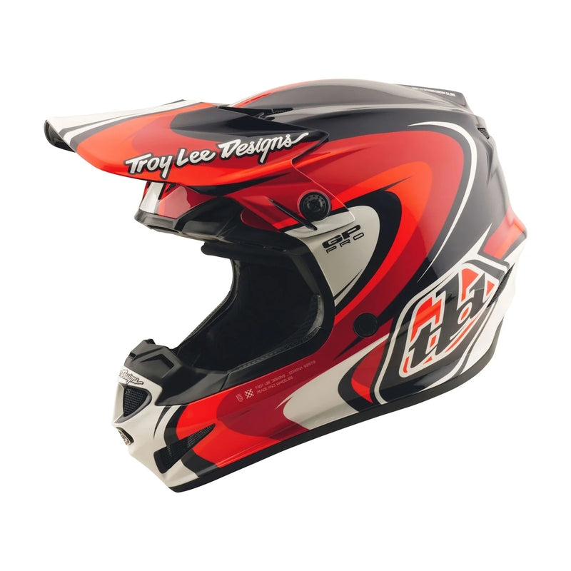 Troy Lee Designs Gp Pro Crossover Jugend Motocrosshelm Schwarz/Rot