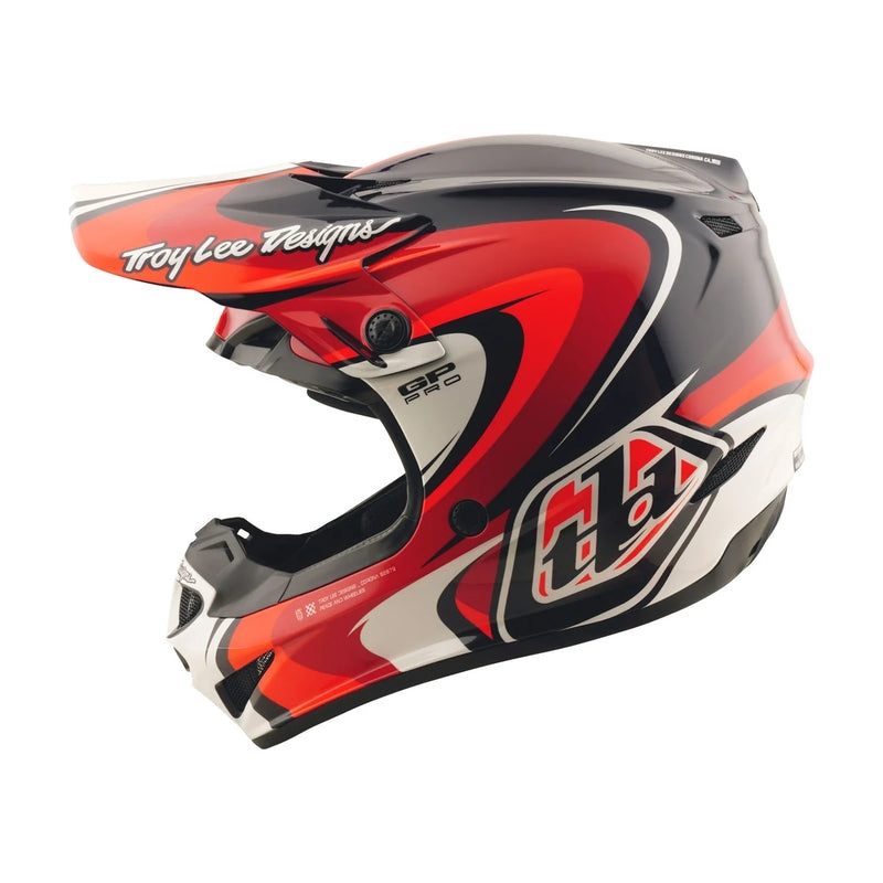 Troy Lee Designs Gp Pro Crossover Jugend Motocrosshelm Schwarz/Rot