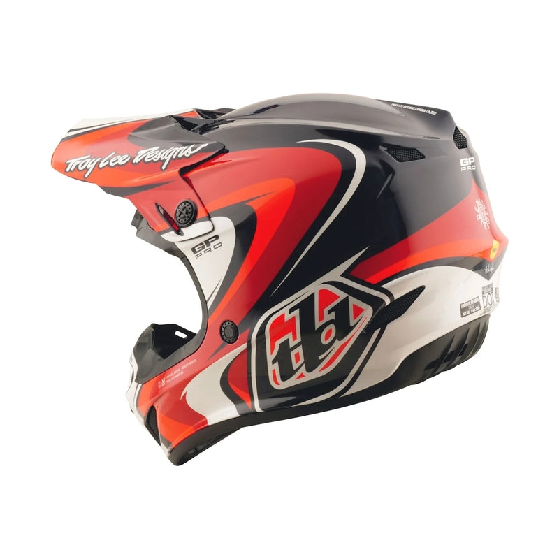 Troy Lee Designs Gp Pro Crossover Jugend Motocrosshelm Schwarz/Rot