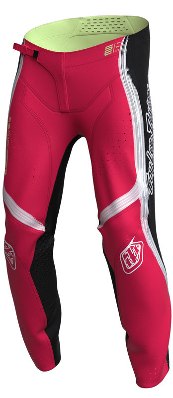 Troy Lee Designs Se Pro Stripes Jugendhose Neonrot/Schwarz