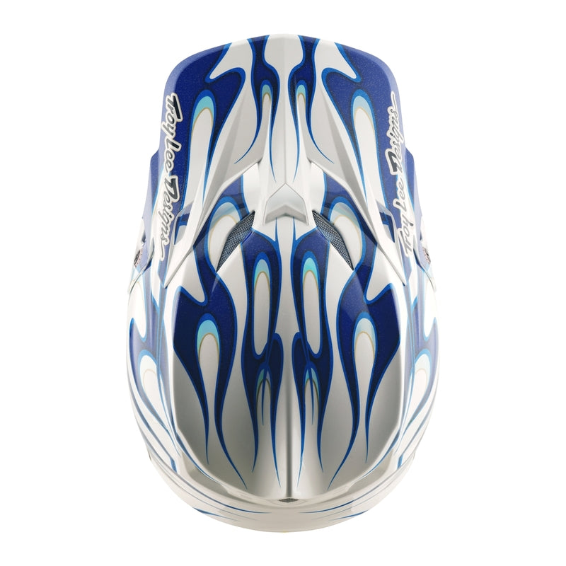 Troy Lee Designs Se5 Composite Torched Motocrosshelm Blau