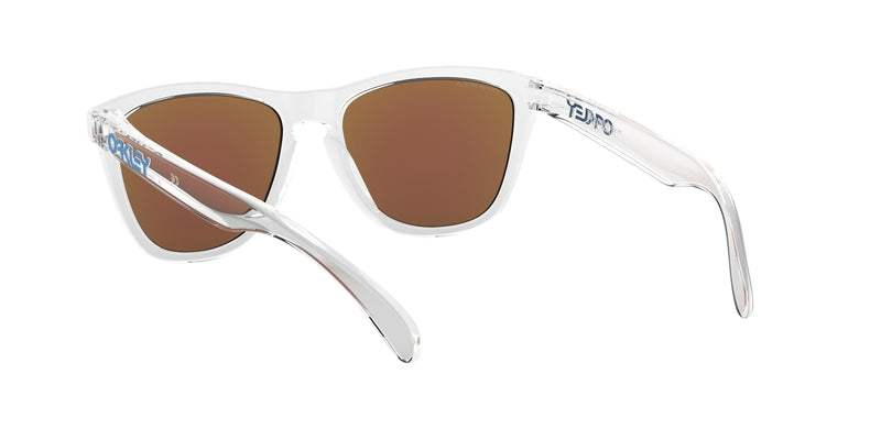 OAKLEY Frogskins S Sonnenbrille Crystal Clear - Prizm Sapphire Gläser