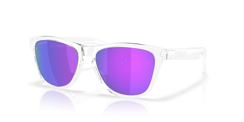 OAKLEY Frogskins S Sonnenbrille Polished Clear - Prizm Violet Gläser