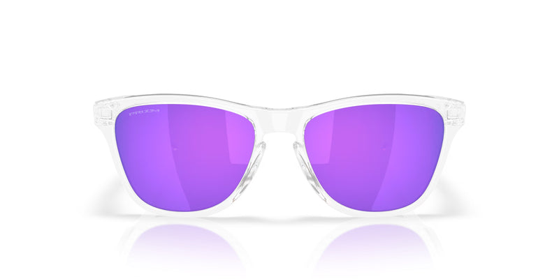 OAKLEY Frogskins S Sonnenbrille Polished Clear - Prizm Violet Gläser