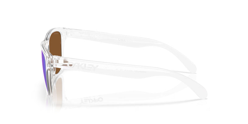 OAKLEY Frogskins S Sonnenbrille Polished Clear - Prizm Violet Gläser