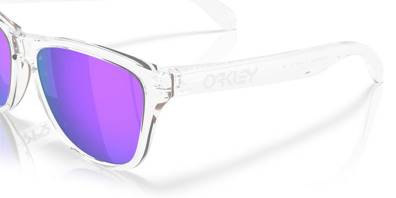 OAKLEY Frogskins S Sonnenbrille Polished Clear - Prizm Violet Gläser