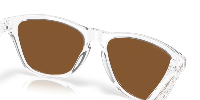 OAKLEY Frogskins S Sonnenbrille Polished Clear - Prizm Violet Gläser