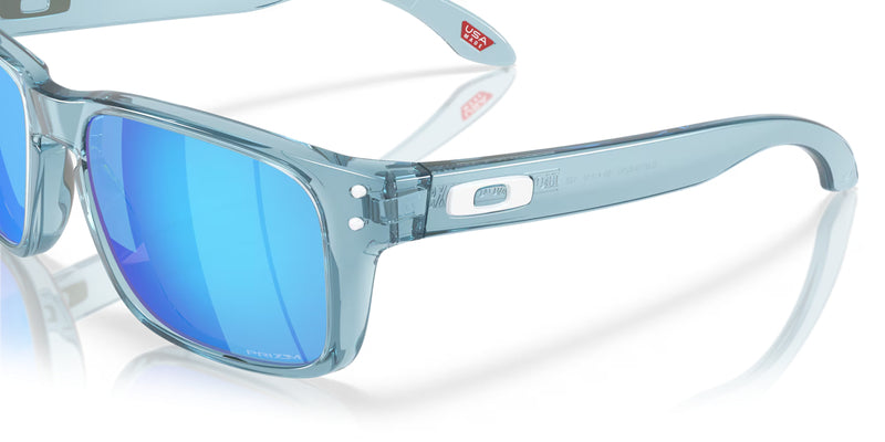 OAKLEY Holbrook XXS Sonnenbrille Transparent Stonewash - Prizm Sapphire Gläser