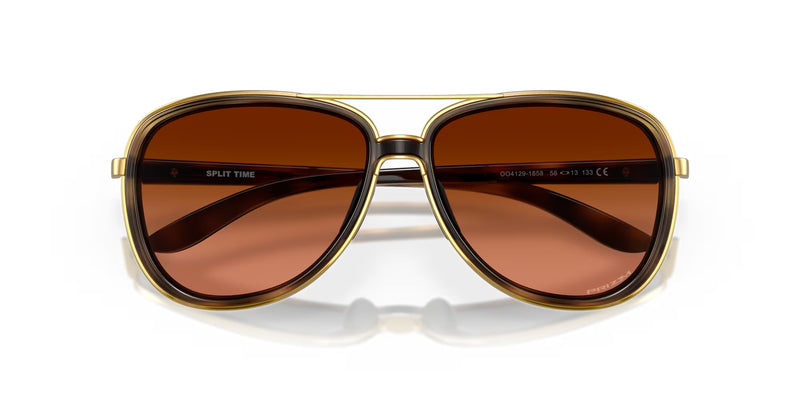 OAKLEY Split Time Sonnenbrille braun Tortoise - Prizm braun Gradient Gläser