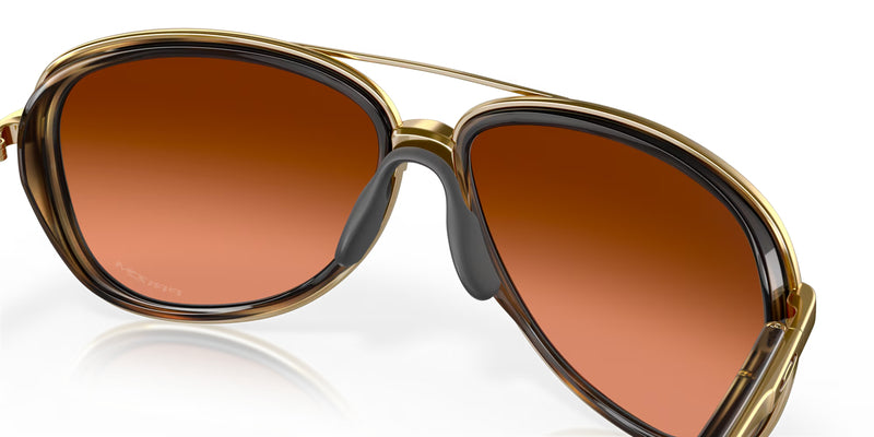 OAKLEY Split Time Sonnenbrille braun Tortoise - Prizm braun Gradient Gläser