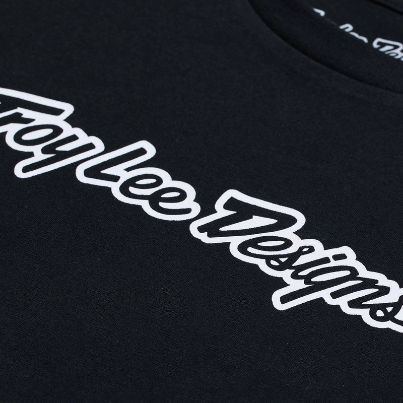 Troy Lee Designs Signature T Shirt Schwarz