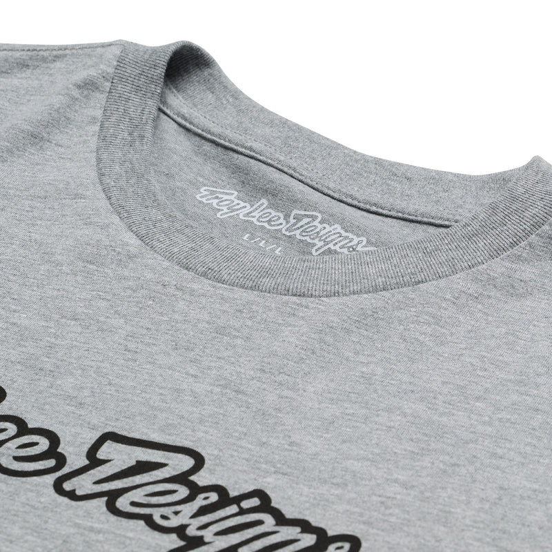 Troy Lee Designs Signature T Shirt Grau Meliert