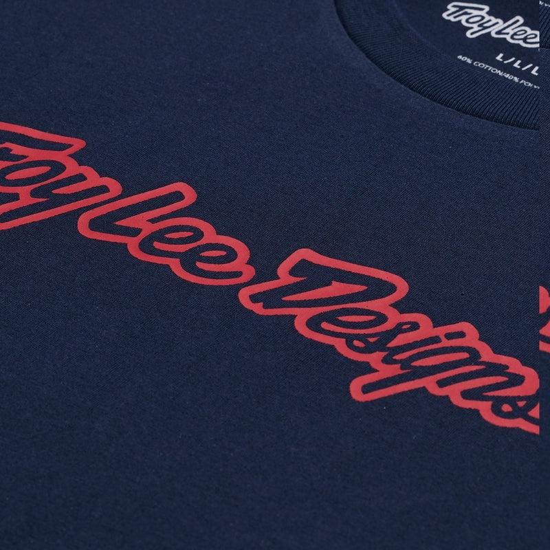 Troy Lee Designs Signature T Shirt Dunkelblau