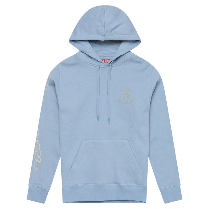 Troy Lee Designs Peace Out Frauen Hoodie Rauchblau