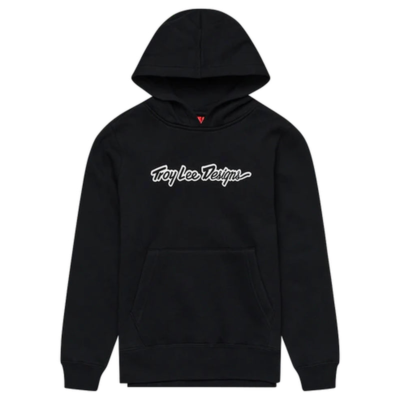 Troy Lee Designs Signature Frauen Hoodie Schwarz