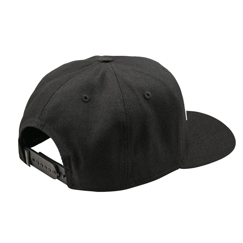 Troy Lee Designs Curved Snapback Signature Cap Schwarz