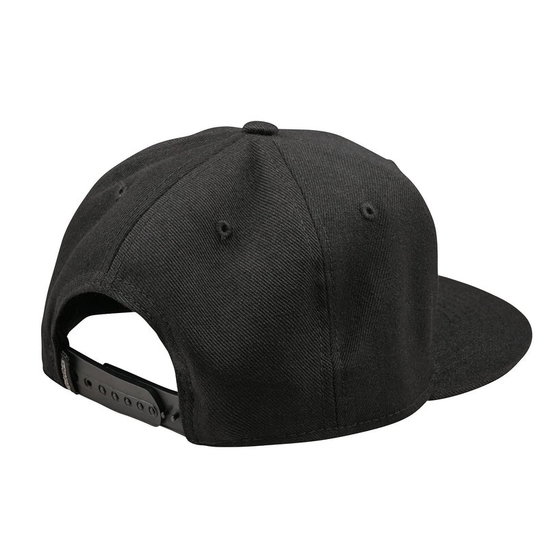 Troy Lee Designs Flat Bill Snapback Signature Cap Schwarz