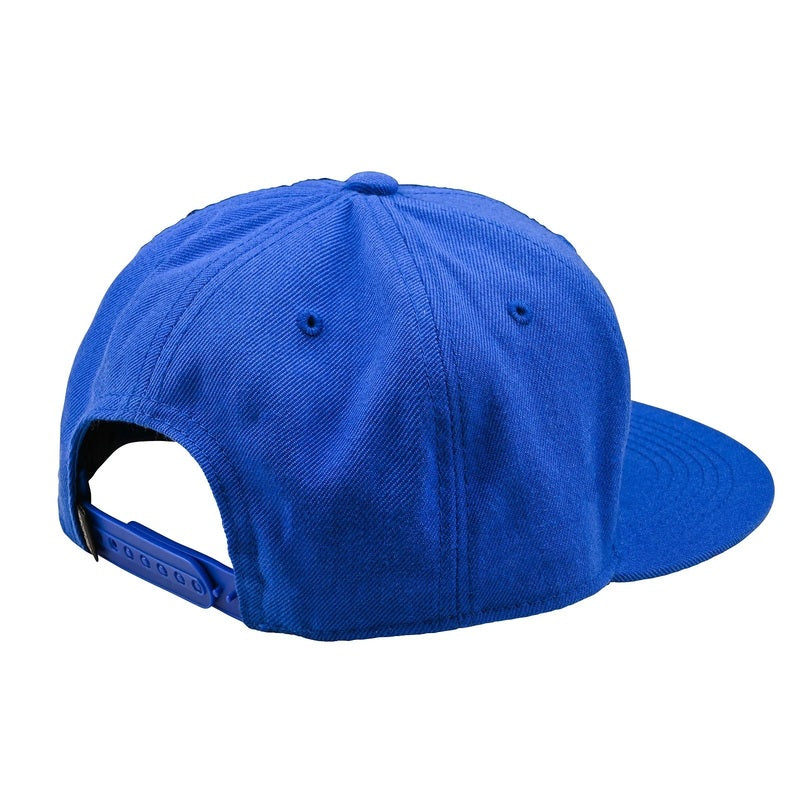 Troy Lee Designs Flat Bill Snapback Signature Cap Blau
