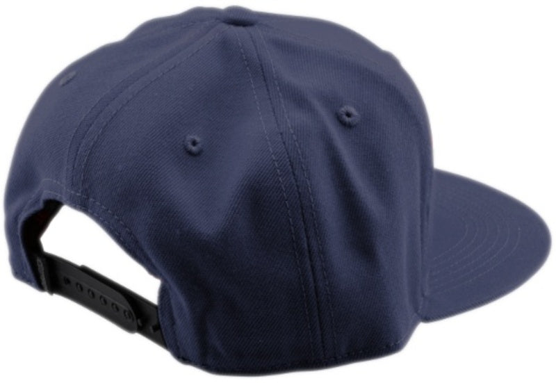 Troy Lee Designs Flat Bill Snapback Signature Indigo Cap