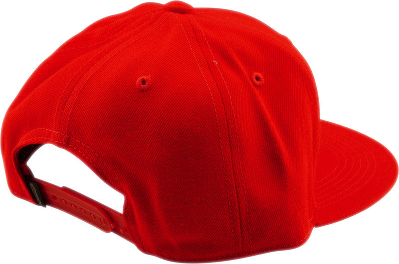 Troy Lee Designs Flat Bill Snapback Signature Team Rot Cap