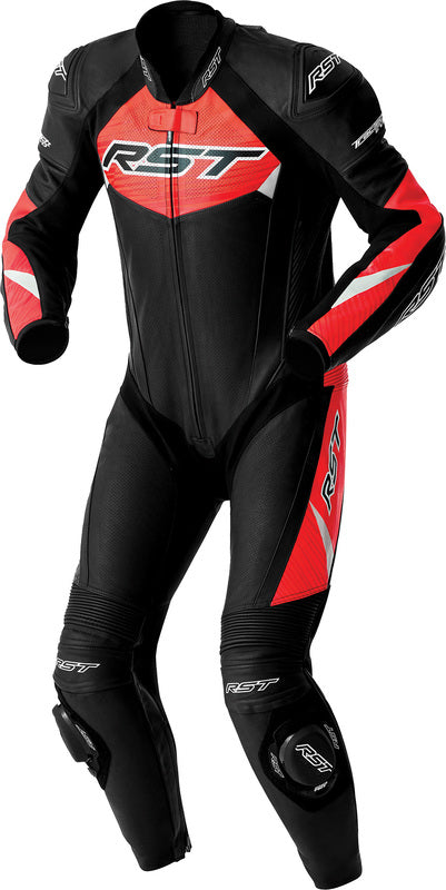 RST Tractech Evo D3O Motorrad Lederkombi - Schwarz/Rot