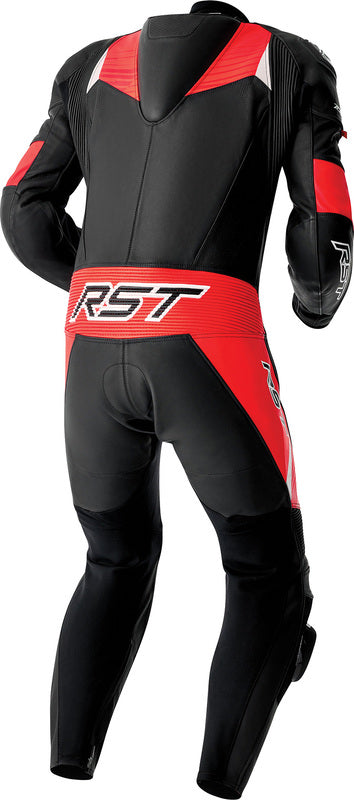 RST Tractech Evo D3O Motorrad Lederkombi - Schwarz/Rot