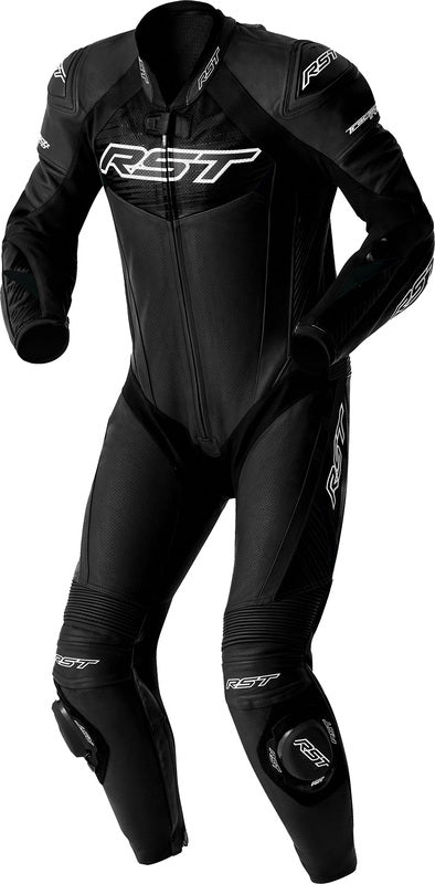 RST Tractech Evo D3O Motorrad Lederkombi - Schwarz/Weiß