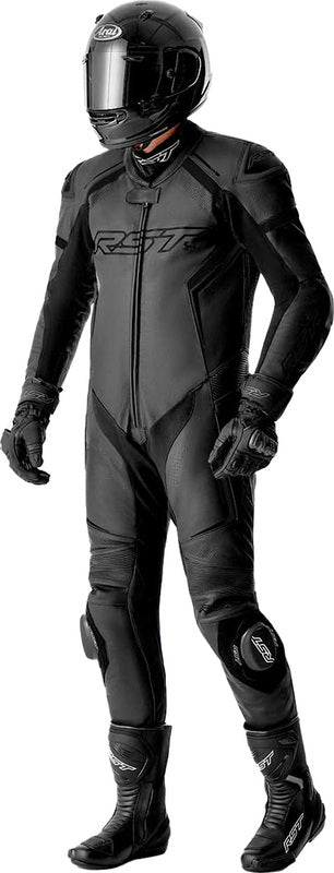 RST S1 D3O Motorrad Lederkombi - Schwarz