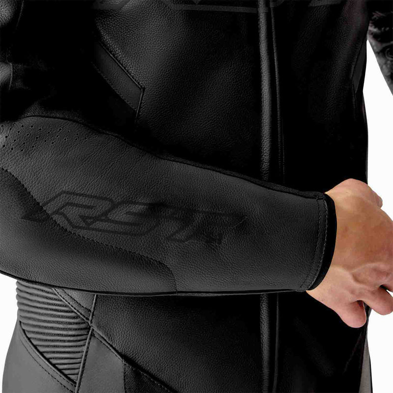 RST S1 D3O Motorrad Lederkombi - Schwarz