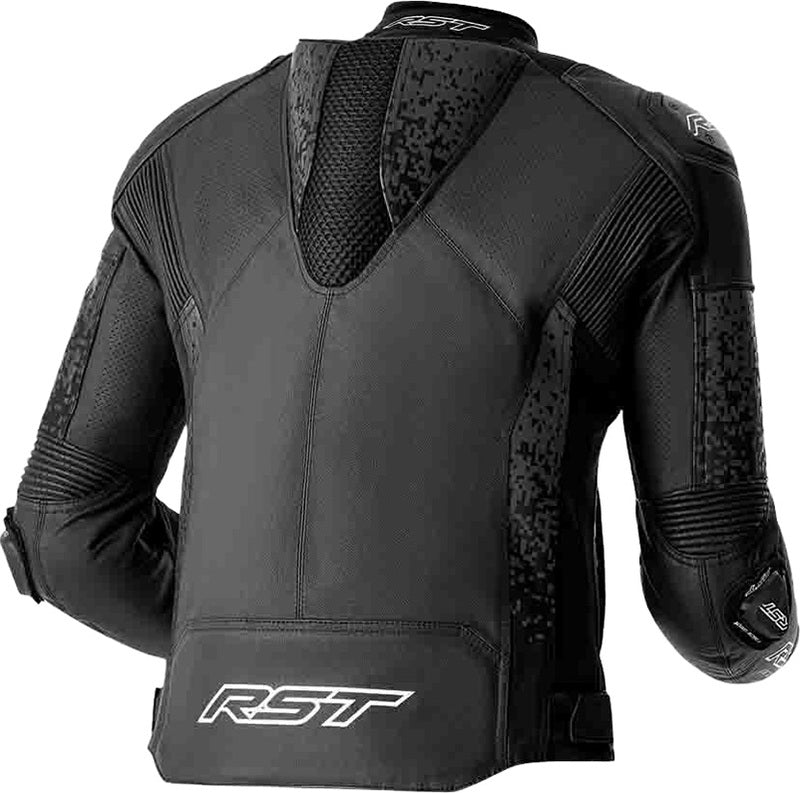 RST Pro Series Supersport-K D3O Leder Motorradjacke - Schwarz