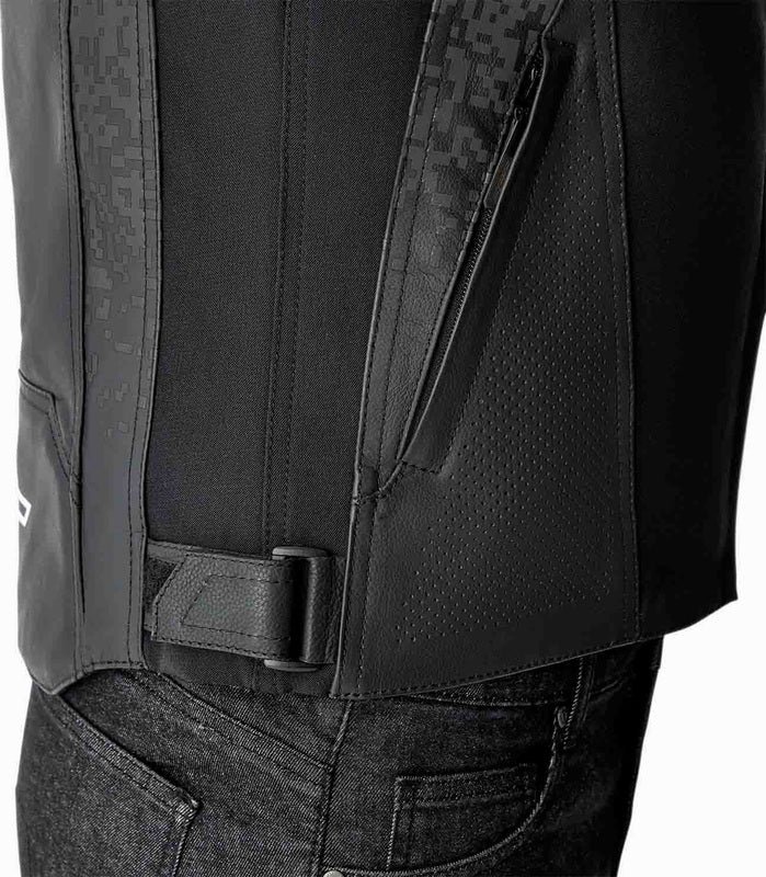 RST Pro Series Supersport-K D3O Leder Motorradjacke - Schwarz