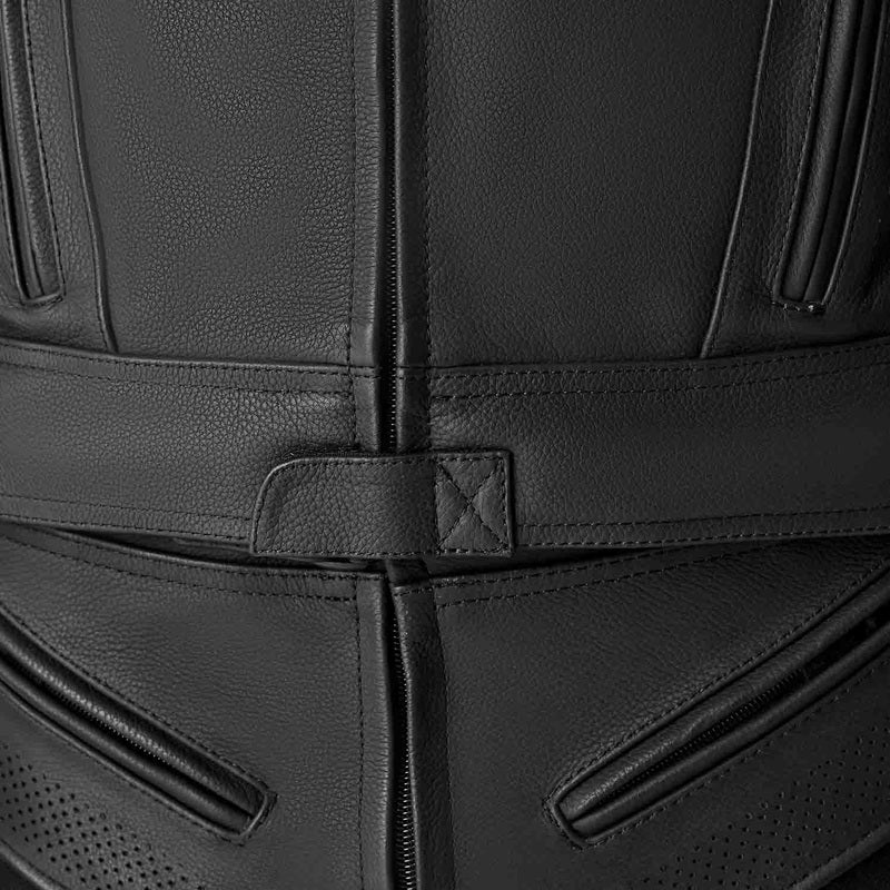 RST Tractech Evo D3O Leder Motorradjacke - Schwarz