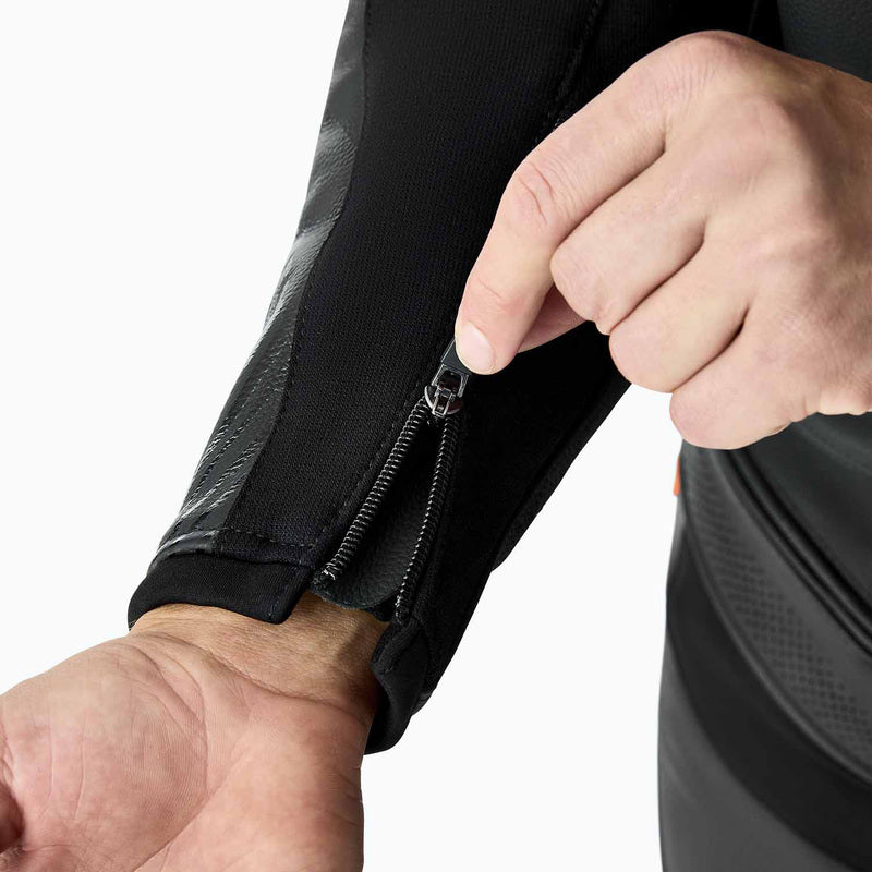 RST Tractech Evo D3O Leder Motorradjacke - Schwarz