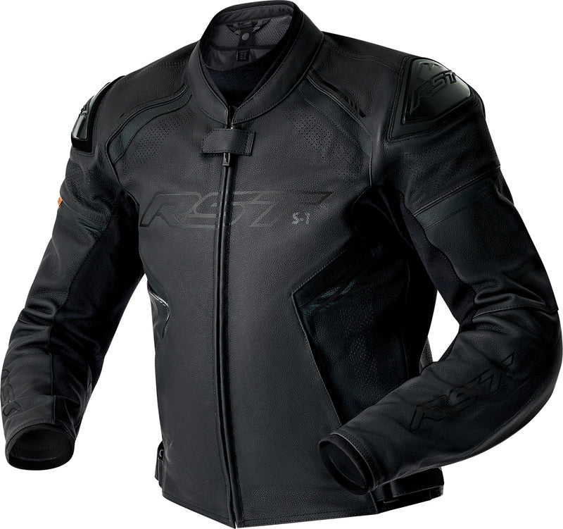 RST S1 D3O Leder Motorradjacke - Schwarz