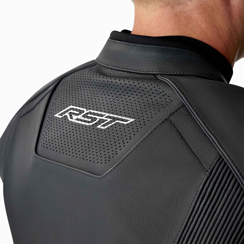 RST S1 D3O Leder Motorradjacke - Schwarz/Weiß