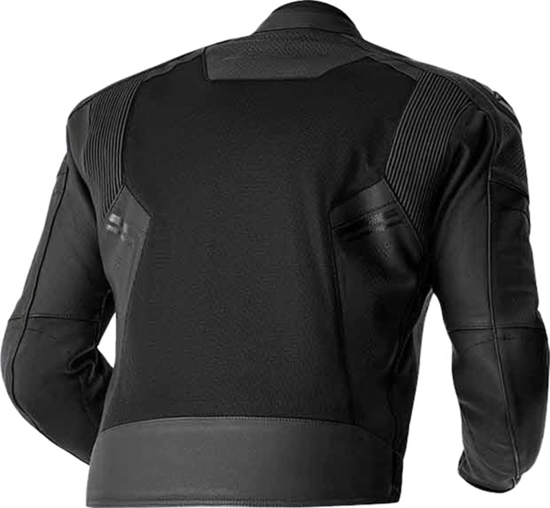 RST S1 Mesh D3O Leder Motorradjacke - Schwarz