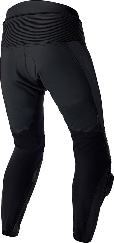 RST Tractech Evo D30 Leder Motorradhose Kurzgröße - Schwarz