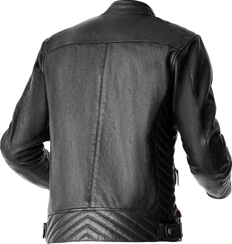 RST Roadster Air D3O Leder Motorradjacke - Schwarz