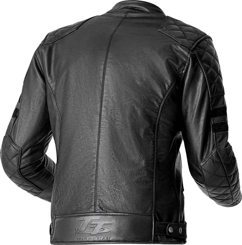 RST Hillberry D3O Leder Motorradjacke - Schwarz