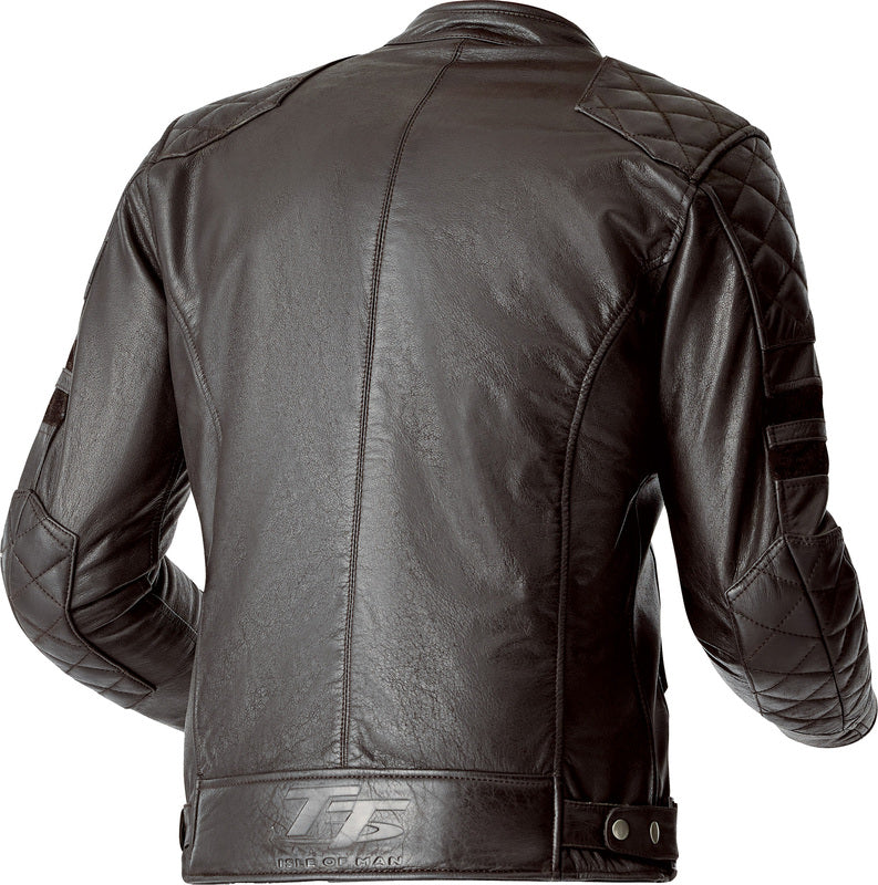 RST Hillberry D3O Leder Motorradjacke - Braun