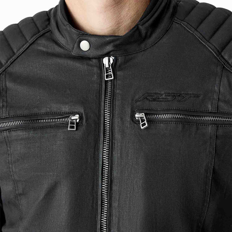 RST Brixton D3O Textile Motorradjacke - Schwarz