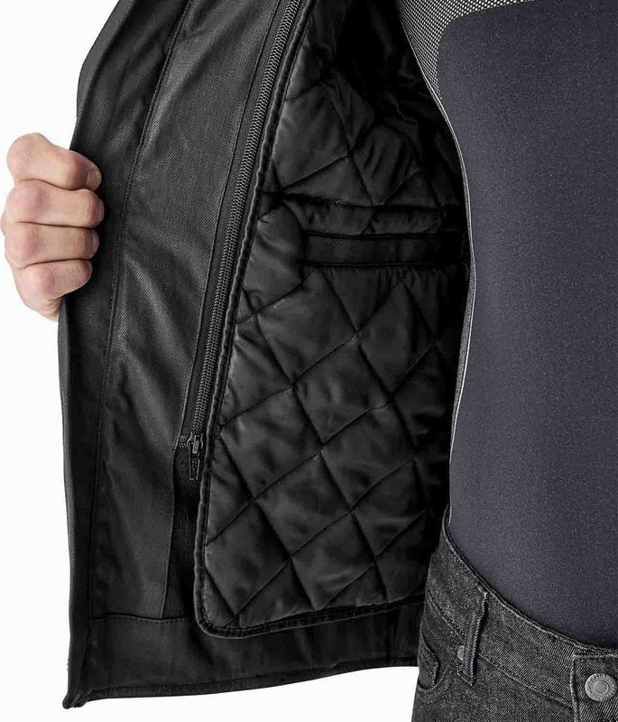 RST Brixton D3O Textile Motorradjacke - Schwarz