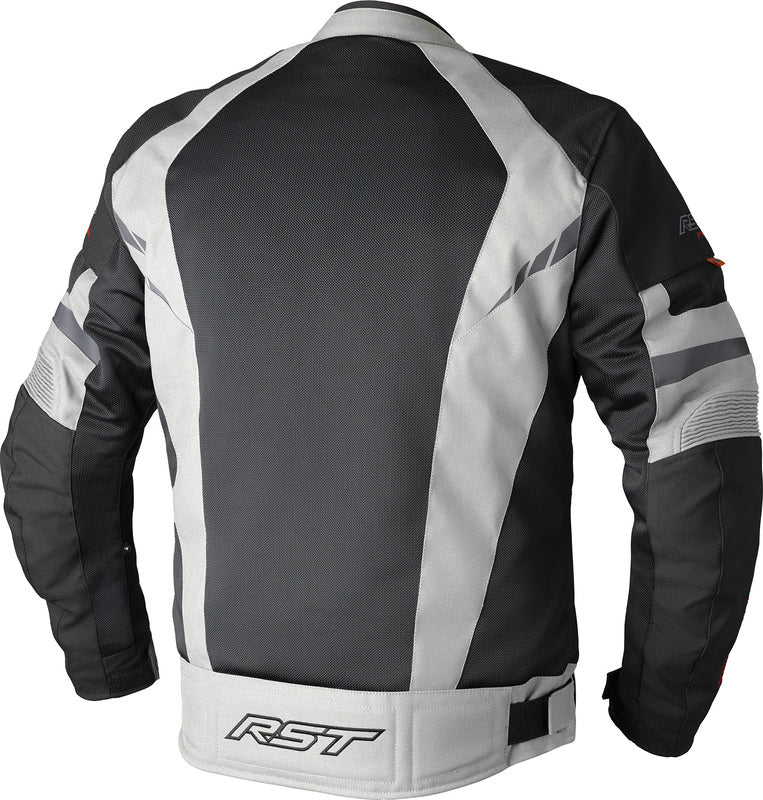 RST Pro Series Ventilator D3O Textile Motorradjacke - Schwarz/Silber
