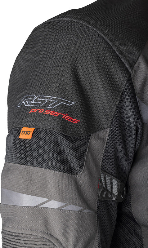 RST Pro Series Ventilator D3O Textile Motorradjacke - Grau