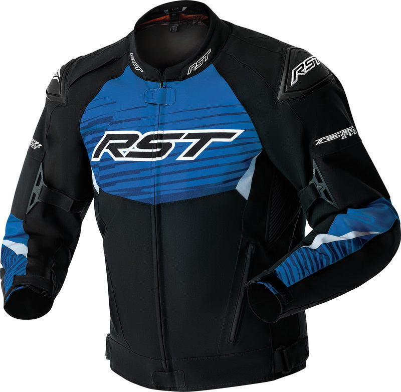 RST Tractech D3O Textile Motorradjacke - Schwarz/Blau